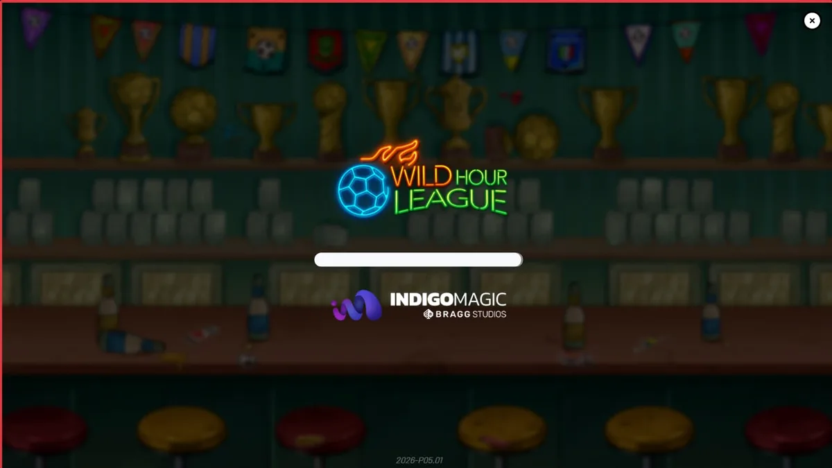 Wild Hour League মোবাইল স্লট গেমের ইন্টারফেস
