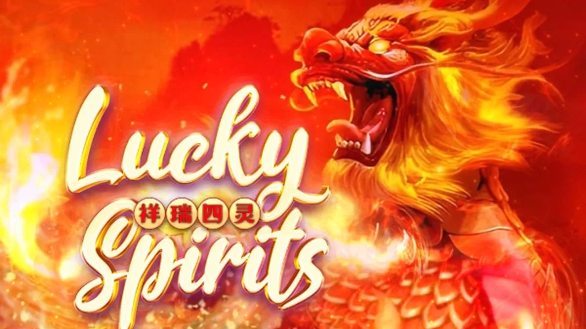 Lucky Spirits স্লট গেমের একটি দৃশ্য যেখানে রহস্যময় প্রতীক এবং রিল দেখা যাচ্ছে।